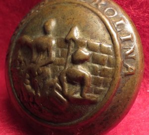 North Carolina State Seal Button